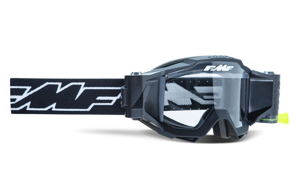 Masque moto cross FMF VISION POWERCORE CORE BLACK IRIDIUM - IXTEM MOTO
