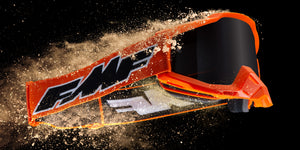 FMF Powerbomb Rocket Orange Dirt Bike Goggles