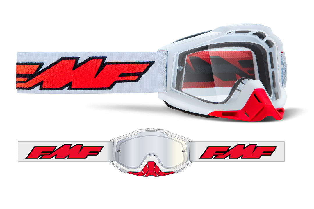 FMF POWERBOMB Goggle - Clear – FMF Racing