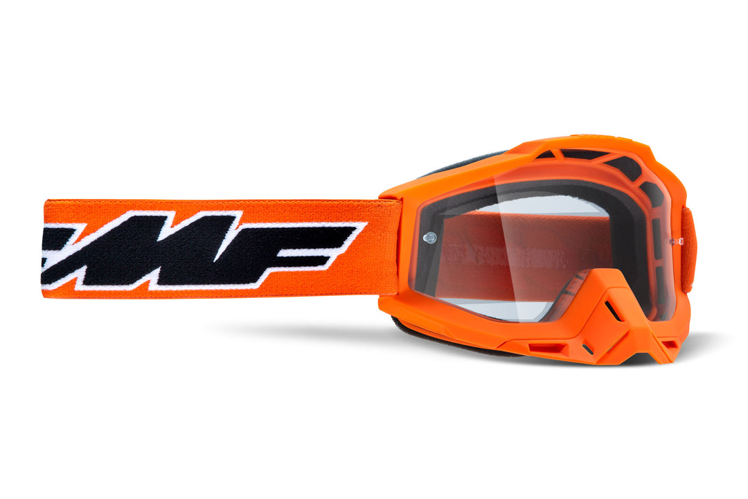 FMF Powerbomb OTG Goggle Rocket Black Clear Lens