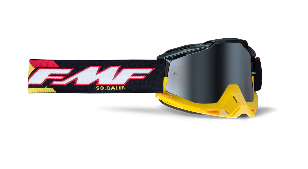 FMF PowerBomb Goggles - Speedway - Silver Mirror